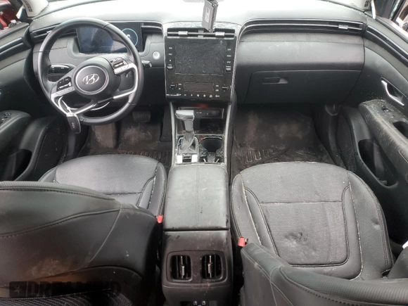 2023 Hyundai Tucson SEL with VIN 5NMJFCAE2PH264958, listed as a Copart auction lot 50922015 with 34,240 mi miles and Salvage Title. Bid and sale history available at DreamBid. Image 8.