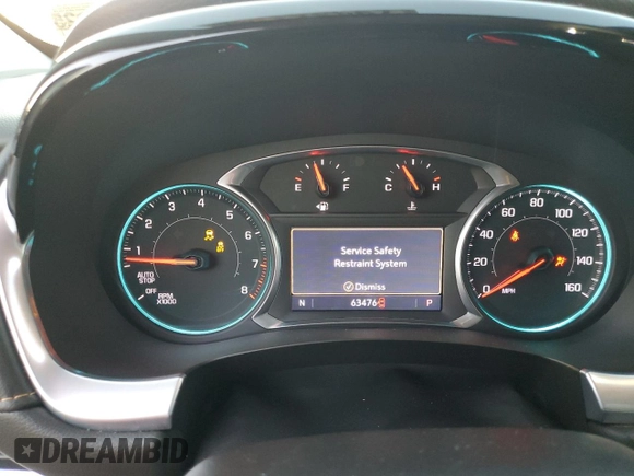 2021 Chevrolet Traverse LT Cloth with VIN 1GNERGKW7MJ168621, listed as a Copart auction lot 79432114 with 63,476 mi miles and Salvage title. Bid and sale history available at DreamBid. Image 9.