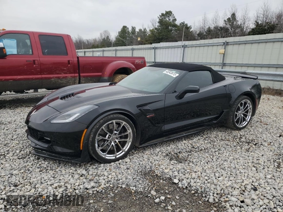 2017 Chevrolet Corvette with VIN 1G1Y13D79H5114515, listed as a Copart auction lot 45343615 with 30,078 mi miles and Salvage title. Bid and sale history available at DreamBid. Image 1.