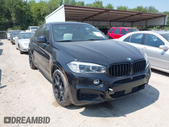 2018 BMW X6 xDrive50i with VIN 5UXKU6C58J0W39038, listed as a IAAI auction lot 40025654 with 106,080 mi miles. Bid and sale history available at carsss.com. Image 1.