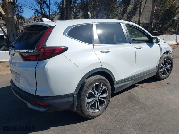 2022 Honda CR-V EX-L with VIN 2HKRW1H86NH400838, listed as a IAAI auction lot 41634694 with 1 mi miles. Bid and sale history available at carsss.com. Image 4.