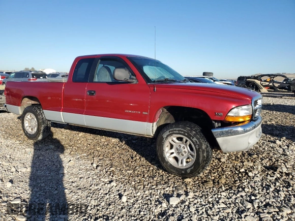 1998 Dodge Dakota SLT with VIN 1B7GG22Y6WS584989, listed as a Copart auction lot 77398674 with 171,923 mi miles and Salvage Title. Bid and sale history available at carsss.com. Image 4.
