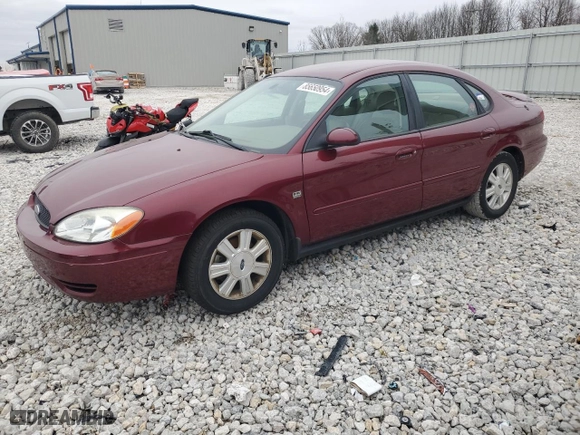 2004 Ford Taurus SEL with VIN 1FAHP56S24G186809, listed as a Copart auction lot 85650954 with 52,820 mi miles and Clean Title. Bid and sale history available at carsss.com. Image 1.