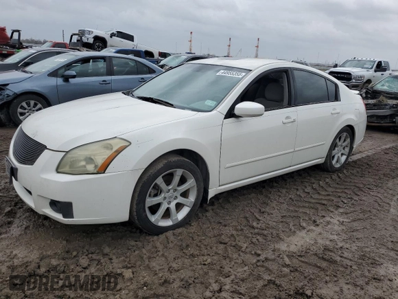 2008 Nissan Maxima 3.5 SE with VIN 1N4BA41EX8C815166, listed as a Copart auction lot 44955355 with 162,292 mi miles and Clean Title. Bid and sale history available at carsss.com. Image 1.
