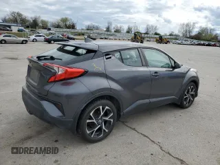2018 Toyota C-HR XLE with VIN NMTKHMBX4JR044017, listed as a Copart auction lot 51096145 with 77,397 mi miles and Salvage Title. Bid and sale history available at DreamBid. Image 3.
