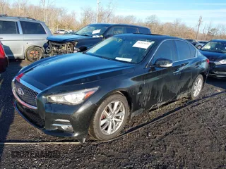 2017 Infiniti Q50 Premium with VIN JN1EV7ARXHM833924, listed as a IAAI auction lot 41397630 with 278,408 mi miles and . Bid and sale history available at carsss.com. Image 16.