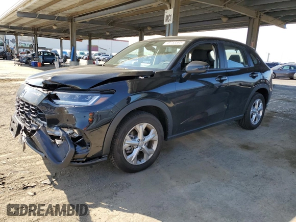 2024 Honda HR-V LX with VIN 3CZRZ1H39RM726641, listed as a Copart auction lot 48753595 with 12,982 mi miles and Salvage title. Bid and sale history available at DreamBid. Image 1.