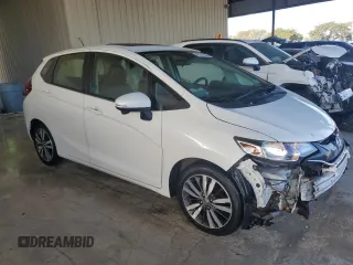 2017 Honda Fit EX-L with VIN JHMGK5H88HS019989, listed as a Copart auction lot 45152345 with 96,770 mi miles and Salvage Title. Bid and sale history available at DreamBid. Image 4.