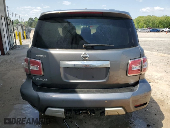 2017 Nissan Armada SV with VIN JN8AY2ND7H9006359, listed as a Copart auction lot 52451075 with 163,639 mi miles and Clean Title. Bid and sale history available at carsss.com. Image 6.