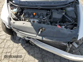 2010 Honda Civic LX with VIN 2HGFA1F57AH586100, listed as a Copart auction lot 50066965 with 192,401 mi miles and Salvage Title. Bid and sale history available at DreamBid. Image 11.
