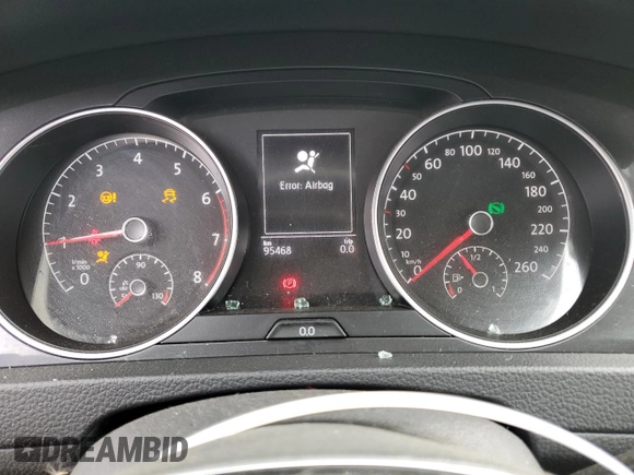 2018 Volkswagen Golf S с VIN 3VWG17AU3JM279008, выставлен на аукционе Copart как лот 52875555 с пробегом 95 468 миль миль и Чистый • Clean title. История ставок и продаж доступна на DreamBid. Изображение 9.