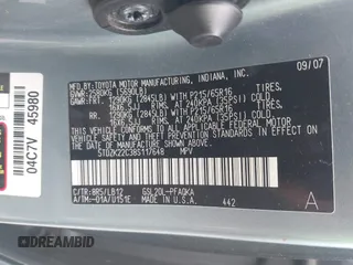 2008 Toyota Sienna XLE z VIN 5TDZK22C38S117648, wystawiony jako IAAI lot #42305609 z przebiegiem 231 156 mil mil oraz . Historia ofert i sprzedaży dostępna na DreamBid. Obrazek 9.