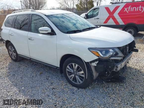 2019 Nissan Pathfinder SV with VIN 5N1DR2MM8KC622441, listed as a IAAI auction lot 41865931 with 80,013 mi miles. Bid and sale history available at carsss.com. Image 1.