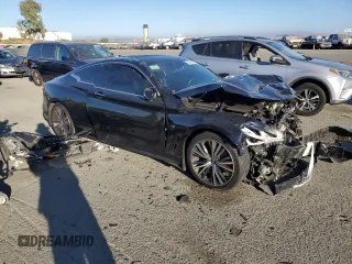2020 Infiniti Q60 Luxe with VIN JN1EV7EK5LM340867, listed as a Copart auction lot 74390004 with 69,613 mi miles and Salvage Title. Bid and sale history available at carsss.com. Image 4.