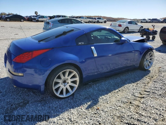 2006 Nissan 350Z Touring with VIN JN1AZ34D56M307872, listed as a Copart auction lot 81666624 with 187,616 mi miles and Salvage Title. Bid and sale history available at carsss.com. Image 3.