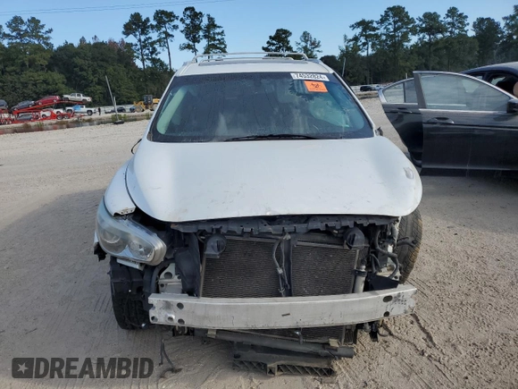 2013 Infiniti JX35 with VIN 5N1AL0MN8DC344824, listed as a Copart auction lot 74532824 with 0 mi miles and Salvage Title. Bid and sale history available at carsss.com. Image 5.