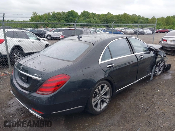 2019 Mercedes-Benz S 450 z VIN WDDUG6EB5KA463880, wystawiony jako IAAI lot #42230868 z przebiegiem 42 589 mil mil oraz . Historia ofert i sprzedaży dostępna na DreamBid. Obrazek 4.