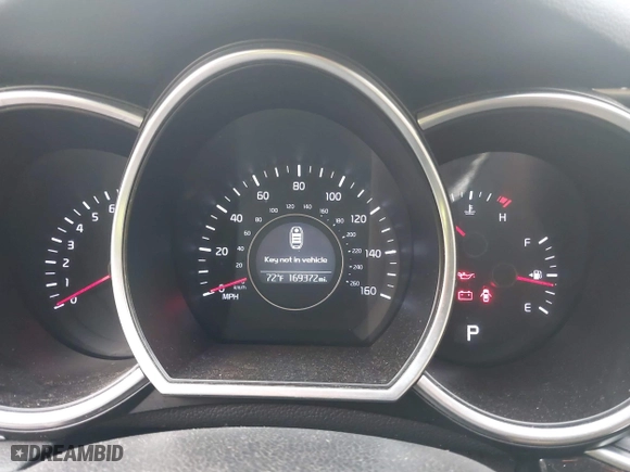 2014 Kia Optima EX with VIN 5XXGN4A71EG321621, listed as a IAAI auction lot 42077320 with 169,372 mi miles. Bid and sale history available at carsss.com. Image 7.