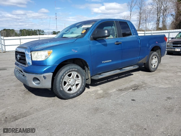 2007 Toyota Tundra SR5 with VIN 5TBRU54177S451227, listed as a Copart auction lot 47979385 with 200,357 mi miles and Salvage Title. Bid and sale history available at carsss.com. Image 1.