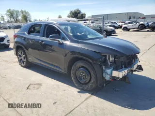 2020 Lexus RX with VIN 2T2HGMDA7LC053163, listed as a Copart auction lot 50208585 with 50,652 mi miles and Salvage Title. Bid and sale history available at carsss.com. Image 4.