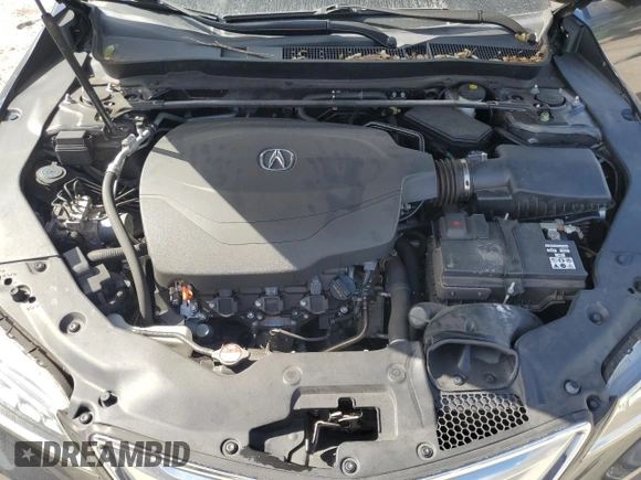 2016 Acura TLX Advance with VIN 19UUB2F7XGA007989, listed as a Copart auction lot 76636264 with 56,490 mi miles and Salvage title. Bid and sale history available at DreamBid. Image 11.