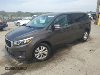 2017 Kia Sedona LX with VIN KNDMB5C16H6281288, listed as a Copart auction lot 72551224 with 110,411 mi miles and Clean Title. Bid and sale history available at carsss.com. Image 1.