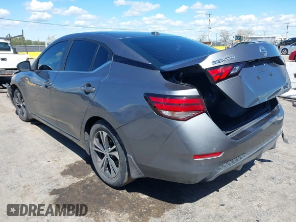 2022 Nissan Sentra SV with VIN 3N1AB8CV6NY249729, listed as a IAAI auction lot 41950019 with 44,935 mi miles. Bid and sale history available at carsss.com. Image 3.