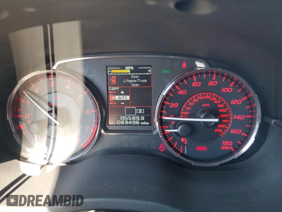 2015 Subaru WRX STI z VIN JF1VA2L64F9801006, wystawiony jako Copart lot #76352084 z przebiegiem 83 496 mil mil oraz Szkoda całkowita • Salvage title. Historia ofert i sprzedaży dostępna na DreamBid. Obrazek 9.