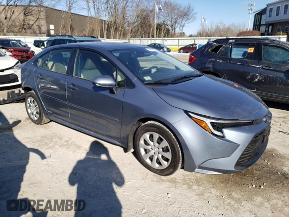 2025 Toyota Corolla Hybrid LE with VIN JTDBDMHE5S3017138, listed as a Copart auction lot 88655055 with 342 mi miles and Salvage Title. Bid and sale history available at carsss.com. Image 4.