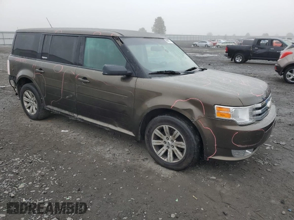 2011 Ford Flex SE with VIN 2FMGK5BCXBBD30481, listed as a Copart auction lot 88502015 with 253,133 mi miles and Salvage Title. Bid and sale history available at carsss.com. Image 4.