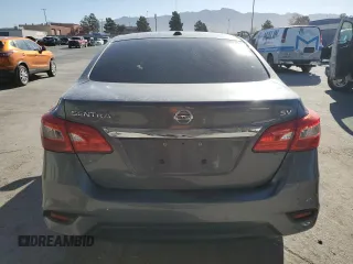 2017 Nissan Sentra SV with VIN 3N1AB7AP3HL654723, listed as a Copart auction lot 48437835 with 117,270 mi miles and Salvage Title. Bid and sale history available at carsss.com. Image 6.