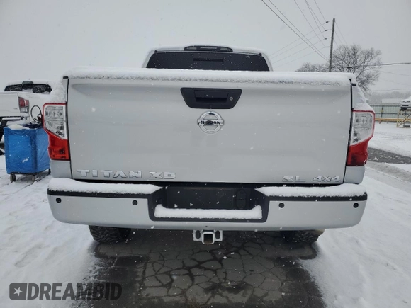 2016 Nissan Titan XD PRO-4X with VIN 1N6BA1F49GN511951, listed as a Copart auction lot 87577645 with 116,076 mi miles and Salvage Title. Bid and sale history available at carsss.com. Image 6.