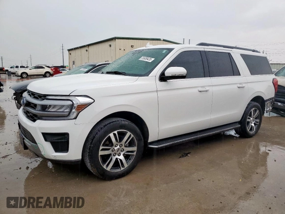 2022 Ford Expedition Max XLT z VIN 1FMJK1HT3NEA56300, wystawiony jako Copart lot #55609435 z przebiegiem 39 486 mil mil oraz Szkoda całkowita • Salvage title. Historia ofert i sprzedaży dostępna na DreamBid. Obrazek 1.