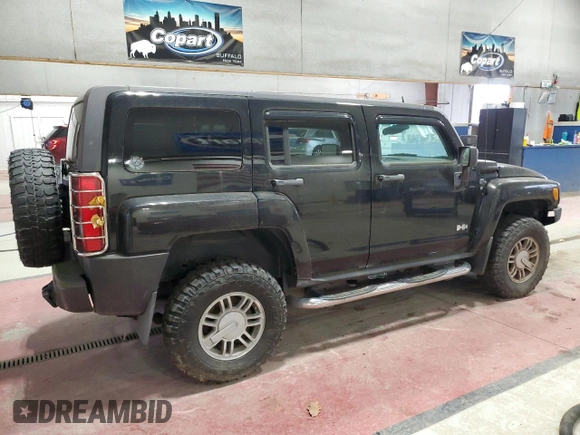2007 Hummer H3 SUV with VIN 5GTDN13E078149416, listed as a Copart auction lot 78596274 with 189,235 mi miles and Clean Title. Bid and sale history available at carsss.com. Image 3.