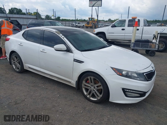 2013 Kia Optima SX with VIN 5XXGR4A68DG159366, listed as a IAAI auction lot 42391939 with 225,728 mi miles and . Bid and sale history available at DreamBid. Image 1.