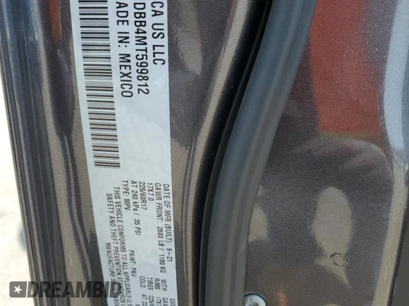 2021 Jeep Compass Latitude с VIN 3C4NJDBB4MT599812, выставлен на аукционе Copart как лот 59083905 с пробегом 68 769 миль миль и Списание • Salvage title. История ставок и продаж доступна на DreamBid. Изображение 13.