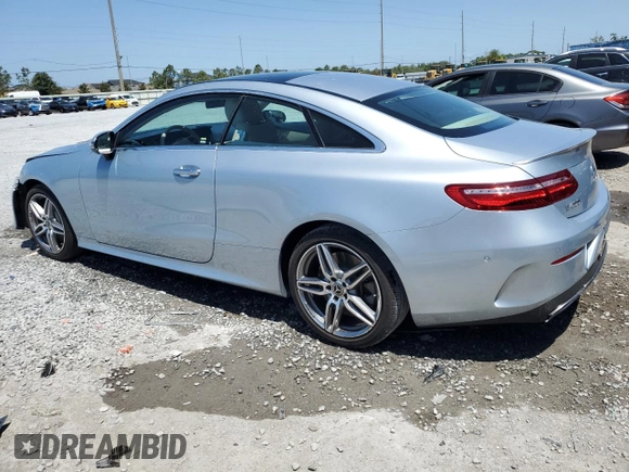 2018 Mercedes-Benz E 400 with VIN WDD1J6FB0JF045862, listed as a Copart auction lot 54584075 with 43,455 mi miles and Salvage Title. Bid and sale history available at DreamBid. Image 2.