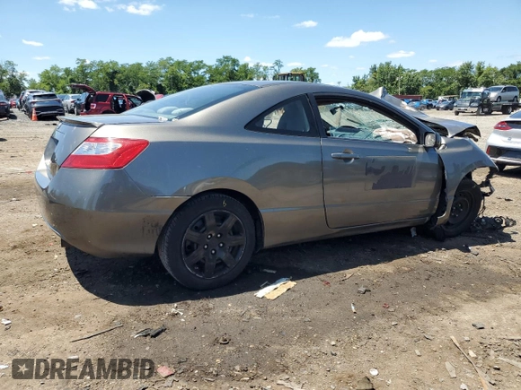 2008 Honda Civic Cpe LX with VIN 2HGFG12678H526728, listed as a Copart auction lot 88796065 with 193,445 mi miles and Non Repairable. Bid and sale history available at carsss.com. Image 3.