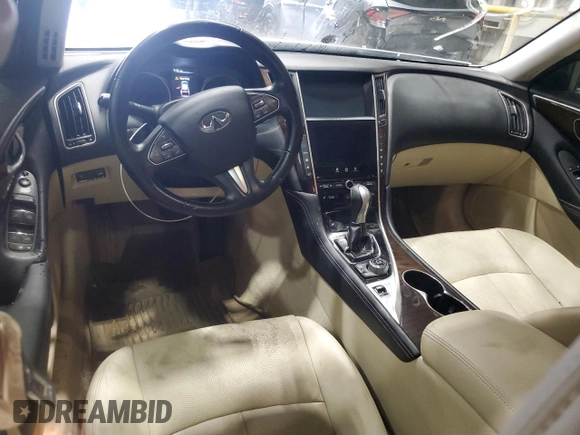2015 Infiniti Q50 Premium z VIN JN1BV7AP1FM336551, wystawiony jako Copart lot #56077035 z przebiegiem 91 244 mil mil oraz Szkoda całkowita • Salvage title. Historia ofert i sprzedaży dostępna na DreamBid. Obrazek 8.