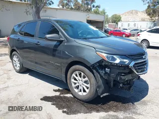 2020 Chevrolet Equinox LS with VIN 3GNAXHEV4LS659089, listed as a IAAI auction lot 42146900 with 53,552 mi miles and . Bid and sale history available at DreamBid. Image 1.