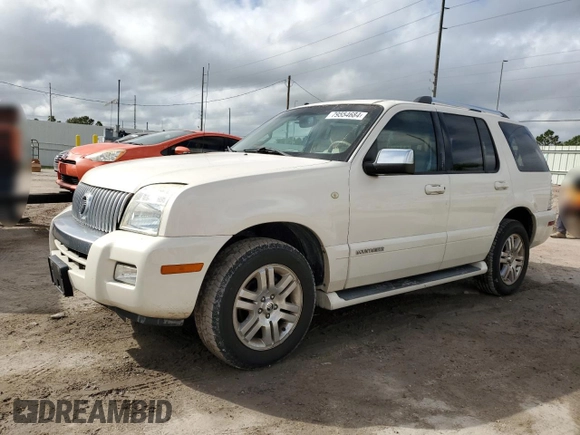 2008 Mercury Mountaineer Premier z VIN 4M2EU38E28UJ12342, wystawiony jako Copart lot #49154215 z przebiegiem 107 402 mil mil oraz Nie do naprawy • Non repairable. Historia ofert i sprzedaży dostępna na DreamBid. Obrazek 1.