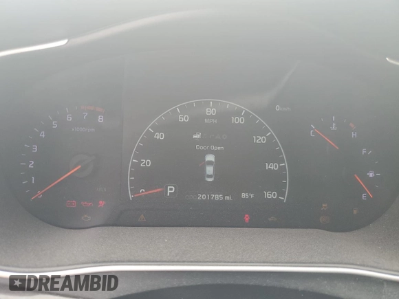 2014 Kia Cadenza Premium with VIN KNALN4D78E5163189, listed as a Copart auction lot 71295594 with 201,785 mi miles and Salvage Title. Bid and sale history available at carsss.com. Image 9.