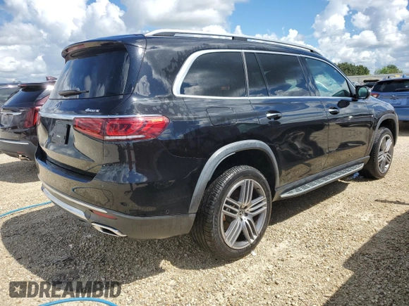 2021 Mercedes-Benz GLS 450 with VIN 4JGFF5KE3MA382289, listed as a Copart auction lot 73892044 with 52,262 mi miles and Salvage Title. Bid and sale history available at DreamBid. Image 3.