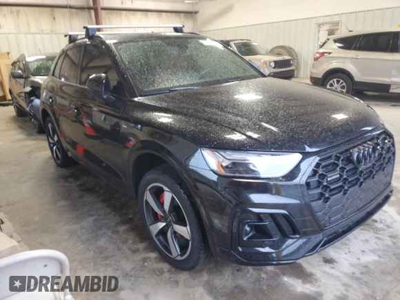 2024 Audi Q5 S line Premium Plus with VIN WA1EAAFYXR2071191, listed as a Copart auction lot 55769805 with 15,356 mi miles and Salvage title. Bid and sale history available at DreamBid. Image 4.