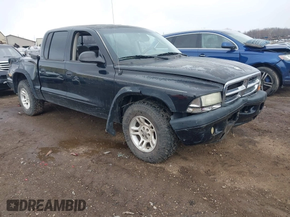 2004 Dodge Dakota Sport with VIN 1D7HL38N94S538692, listed as a IAAI auction lot 41843739 with 198,719 mi miles. Bid and sale history available at carsss.com. Image 1.