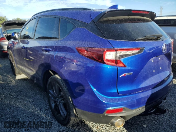 2021 Acura RDX w/A-Spec Package with VIN 5J8TC2H69ML033478, listed as a Copart auction lot 74137784 with Not Provided miles and Non Repairable. Bid and sale history available at carsss.com. Image 2.