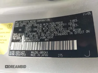 2006 Lexus RX 400h with VIN JTJHW31U460032959, listed as a IAAI auction lot 42382651 with 136,961 mi miles and . Bid and sale history available at DreamBid. Image 9.