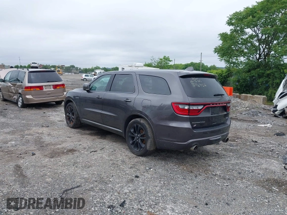 2020 Dodge Durango R/T with VIN 1C4SDJCT2LC346952, listed as a IAAI auction lot 42451221 with 65,696 mi miles and . Bid and sale history available at DreamBid. Image 3.