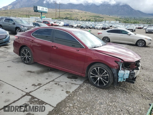 2018 Toyota Camry LE с VIN 4T1B11HK7JU556202, выставлен на аукционе Copart как лот 54951055 с пробегом 55 896 миль миль и Списание • Salvage title. История ставок и продаж доступна на DreamBid. Изображение 4.