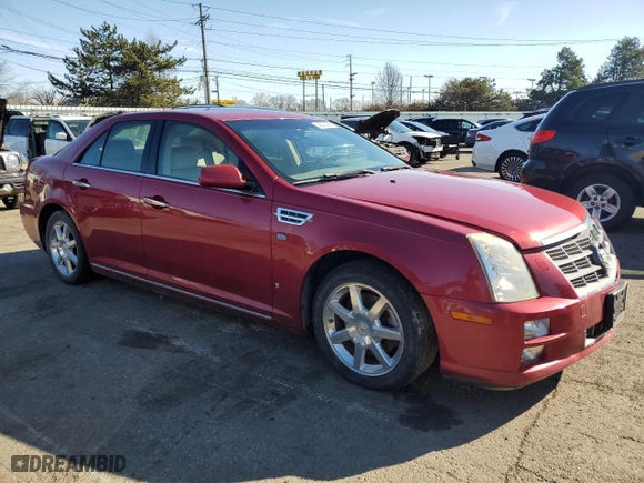 2008 Cadillac STS AWD w/1SB with VIN 1G6DD67V180159618, listed as a Copart auction lot 46974985 with 131,568 mi miles and Salvage Title. Bid and sale history available at carsss.com. Image 4.